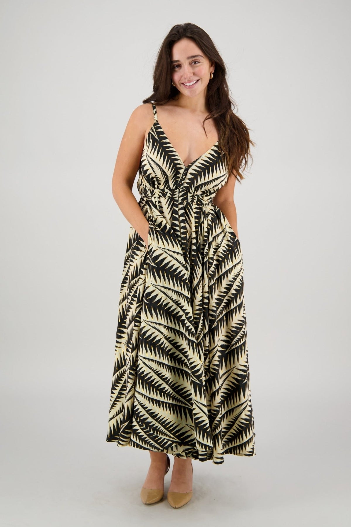 The Zaria Maxi Dress - Dessert Palm AB - 16111 - Advance Apparels Inc