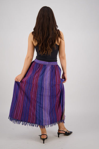 Threaded Fringe Skirt PAT-3517 - Advance Apparels Inc