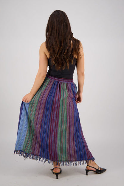 Threaded Fringe Skirt PAT-3517 - Advance Apparels Inc