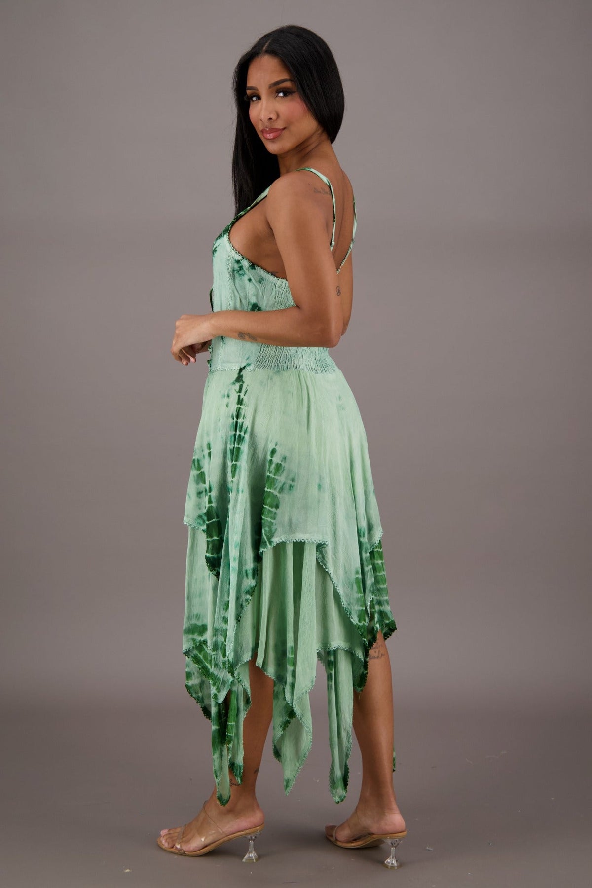 Tie-Dye Corset Fairytale Dress 209 - Advance Apparels Inc