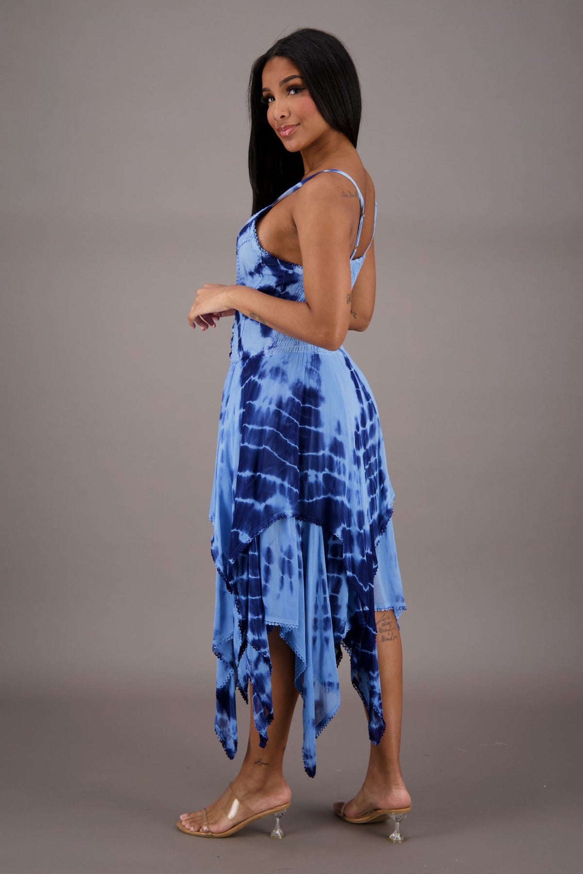 Tie-Dye Corset Fairytale Dress 209 - Advance Apparels Inc