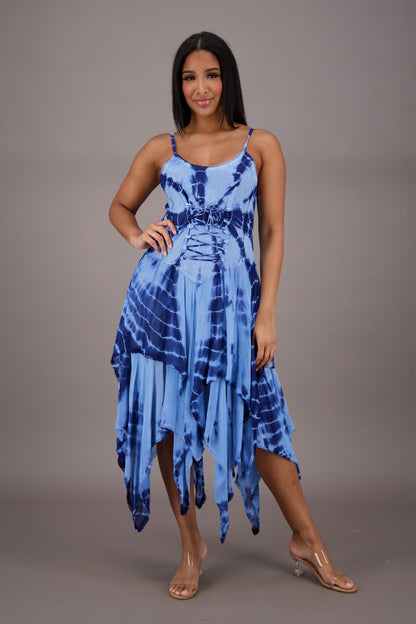 Tie-Dye Corset Fairytale Dress 209 - Advance Apparels Inc