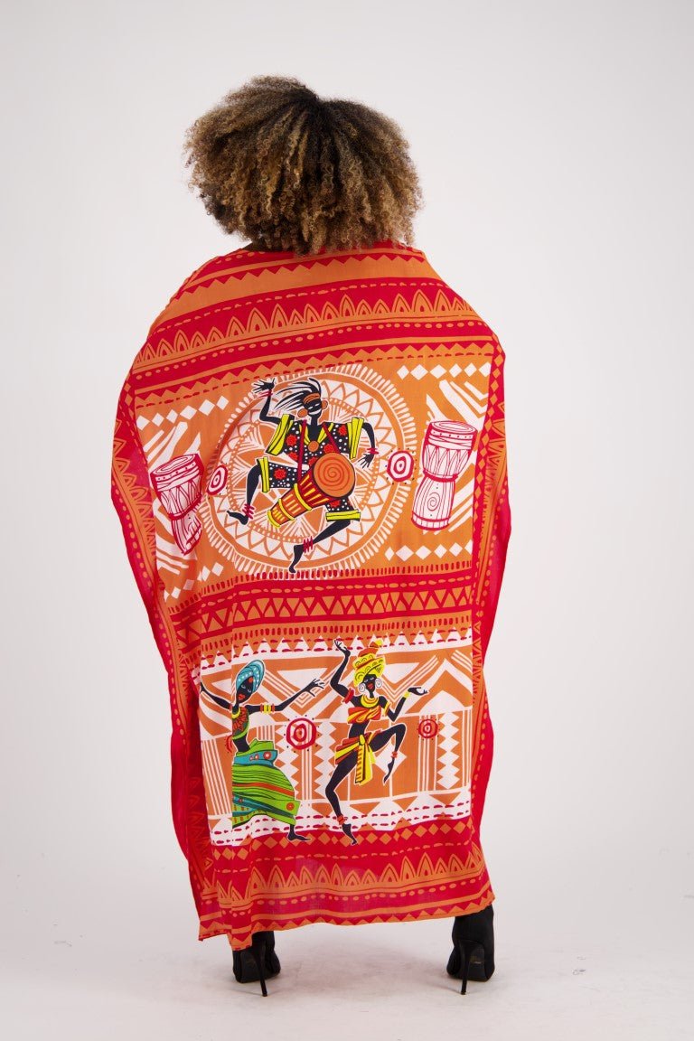 Tribal Print Kaftan KAF-1044 - Advance Apparels Inc