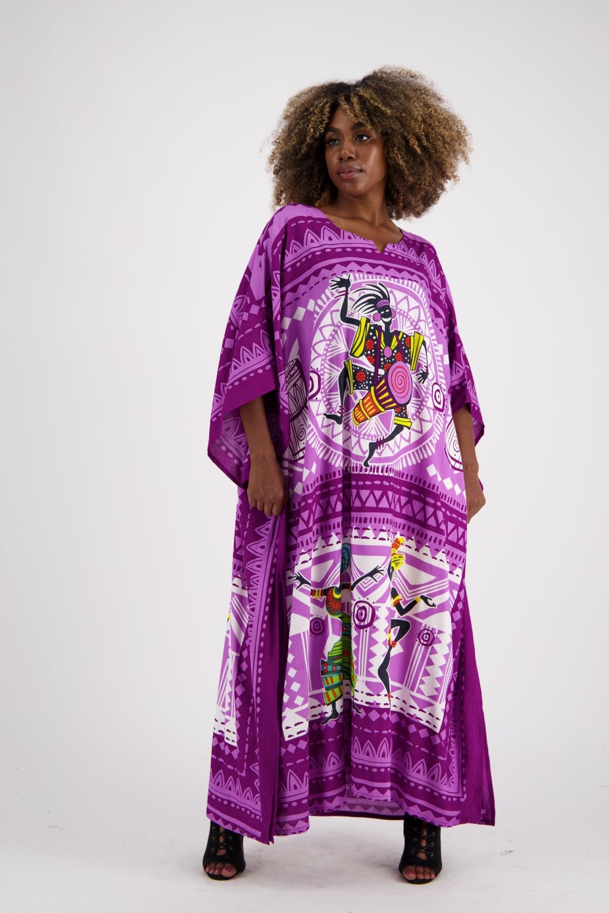 Tribal Print Kaftan KAF-1044 - Advance Apparels Inc