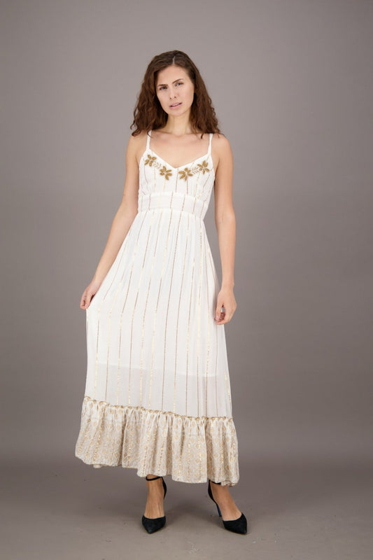 Tropical Elegance Beach Dress 24956 - Advance Apparels Inc