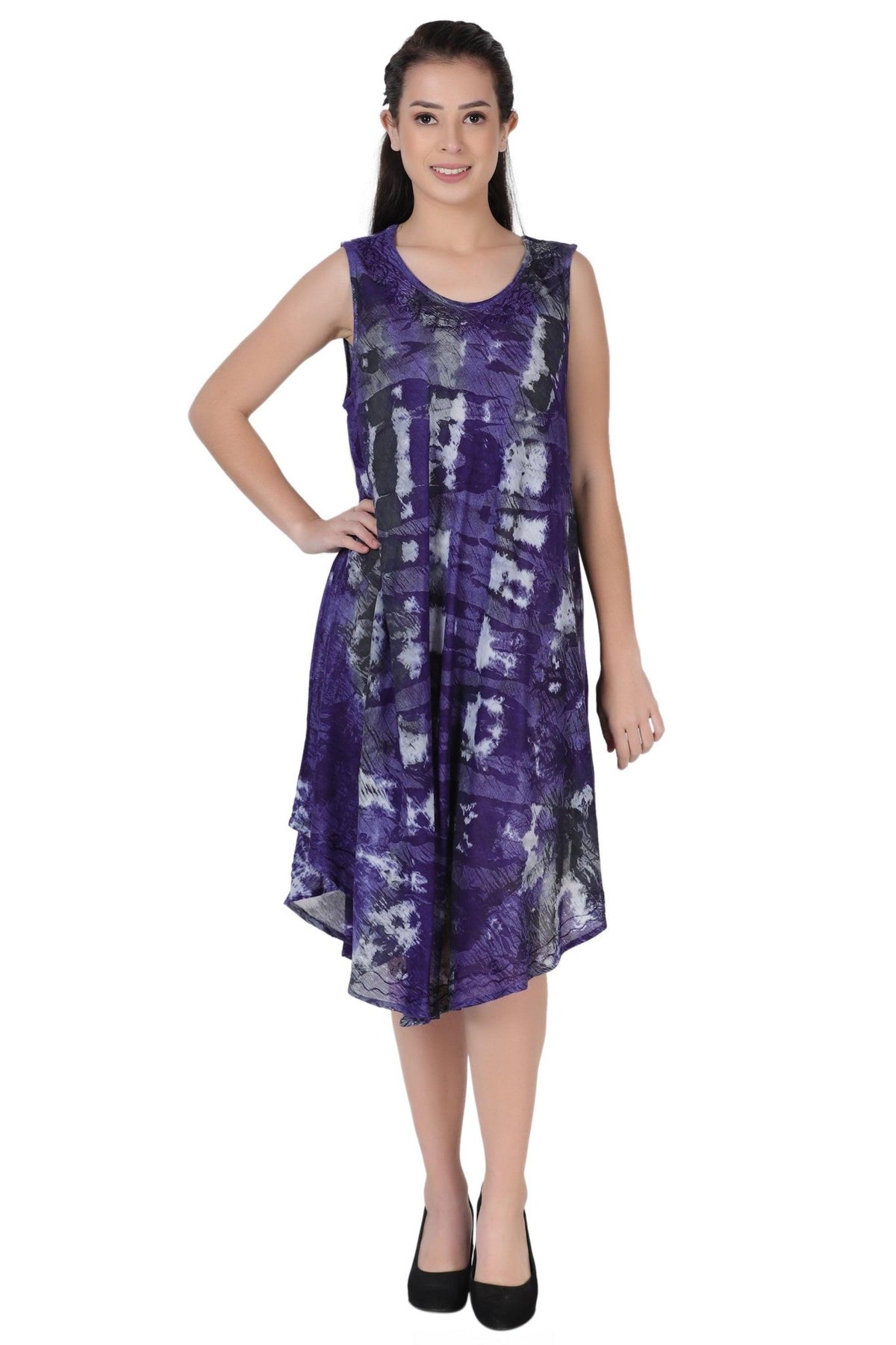 Tulum Tie Dye Beach Dress 482208R - Advance Apparels Inc