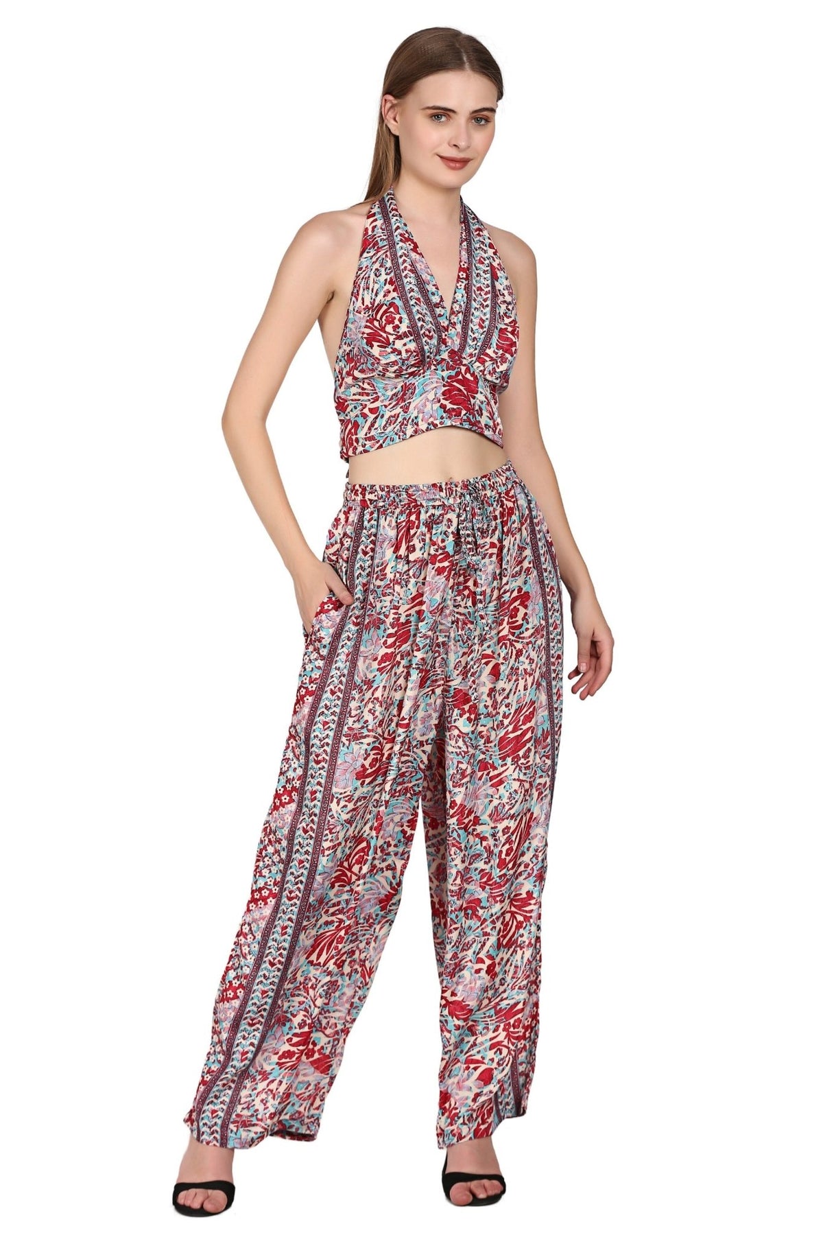 Two Piece Silk Set AB - 32073 - Advance Apparels Inc