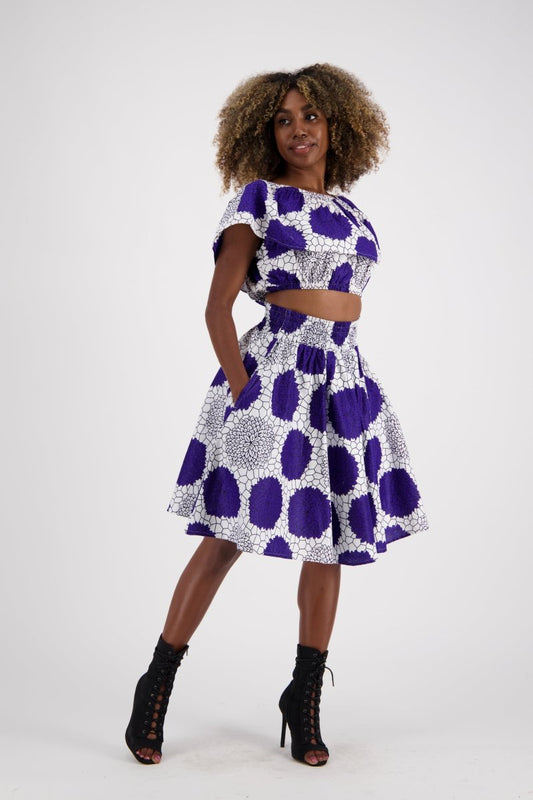 Two Piece Skirt Set AS - 25036 - 224 - Advance Apparels Inc