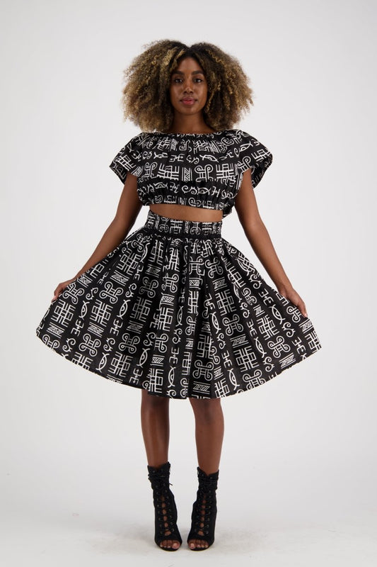 Two Piece Skirt Set AS - 25036 - 227 - Advance Apparels Inc