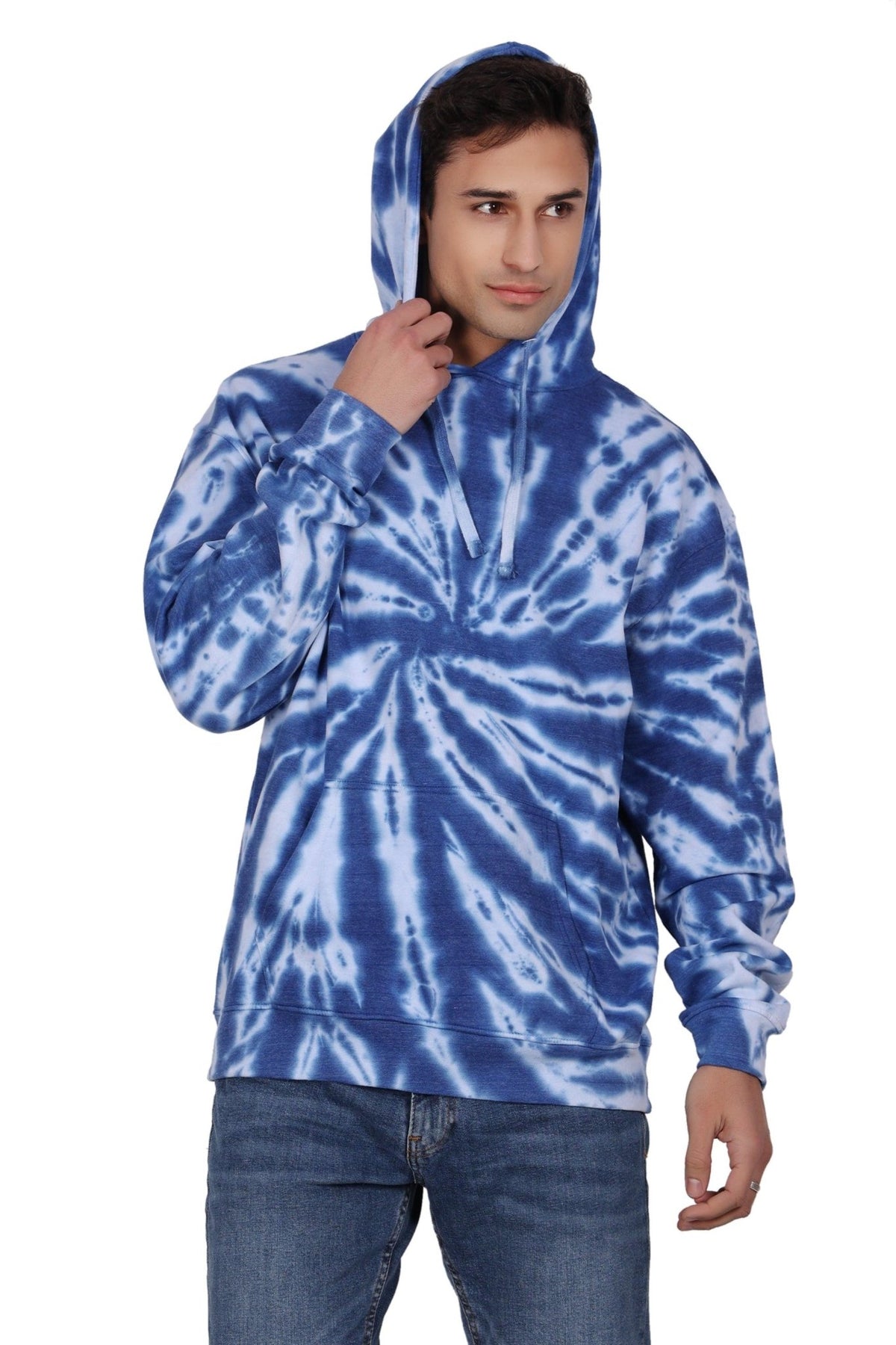 Unisex Tie Dye Pullover Hoodie Premium Cotton Blend Activewear H702 - Advance Apparels Inc