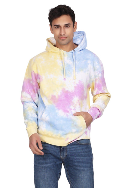 Unisex Tie Dye Pullover Hoodie Premium Cotton Blend Activewear H704 - Advance Apparels Inc