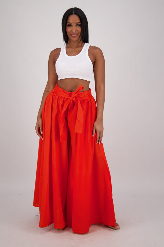 Wide Leg Palazzo Pants 24061 - Advance Apparels Inc